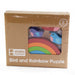 Kiddie Connect Wooden Bird and Rainbow Puzzle Packaging