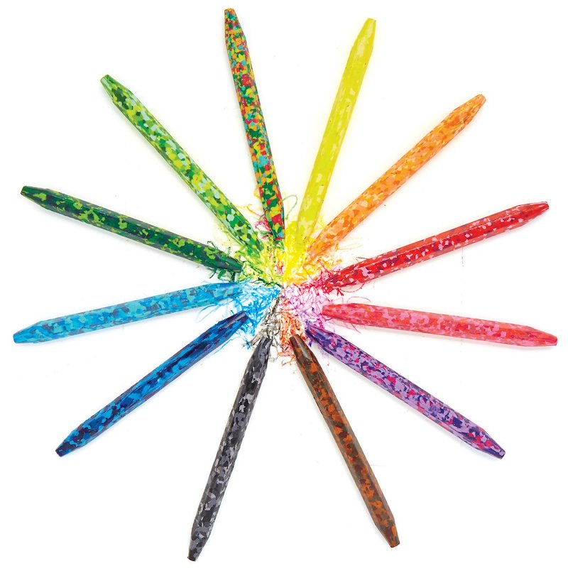Kid Made Modern Confetti Crayons Sun