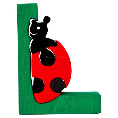 Fauna L for Ladybird Letter Puzzle