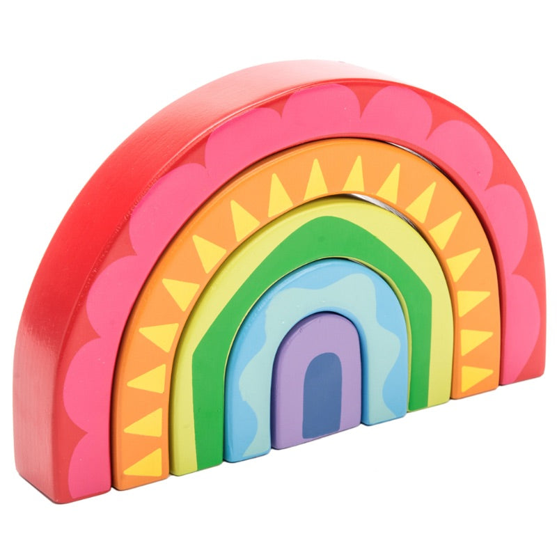 Le Toy Van Petilou Rainbow Tunnel Toy 2