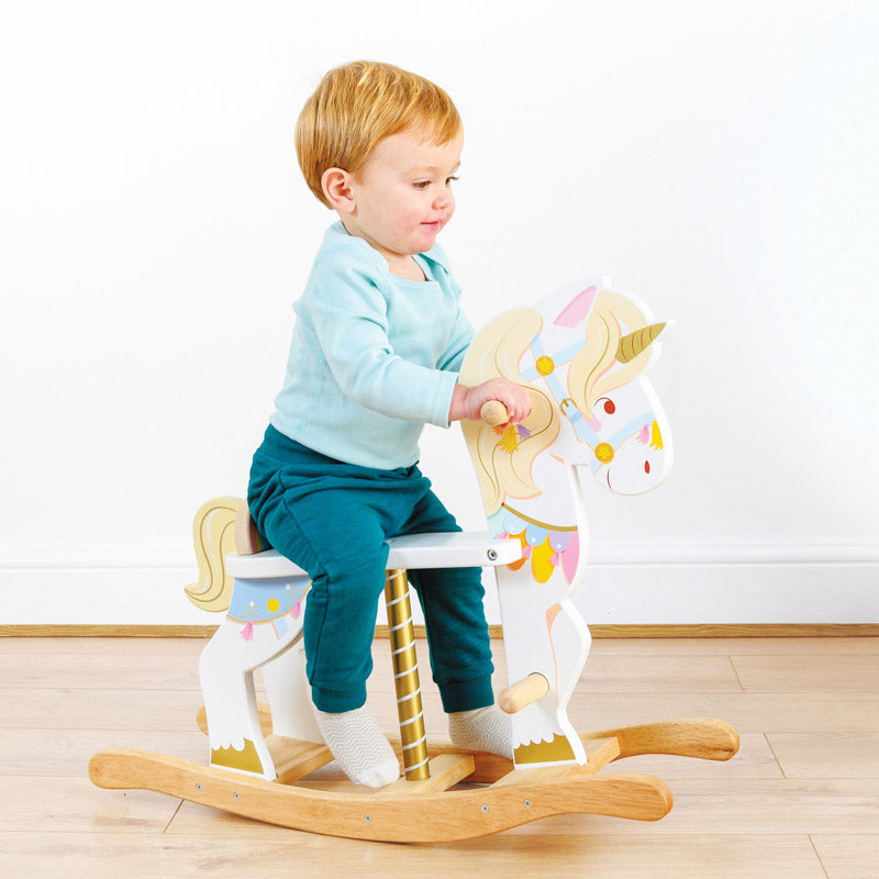 Le Toy Van Petilou Rocking Unicorn Carousel 4
