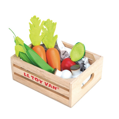 Le Toy Van Honeybake Market Play Food Harvest Vegetable Crate 2