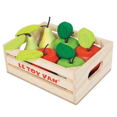 Le Toy Van Honeybake Market Crate Play Food Apples & Pears