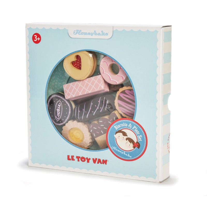Le Toy Van Honeybake Biscuits & Plate Set Packaging