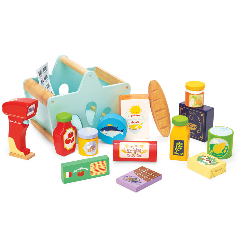 Le Toy Van Honeybake Groceries & Scanner Contents