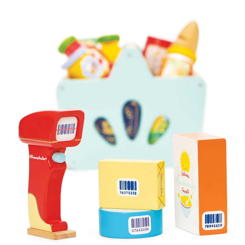 Le Toy Van Honeybake Groceries & Scanner Barcodes