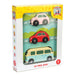 Le Toy Van Retro Metro Car Set Box