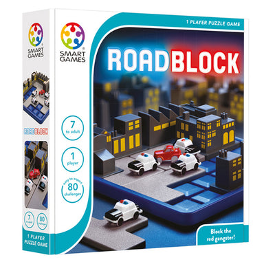 Smart Games Road Block Single Player Multi Level Logic Puzzle Challenge Packaging