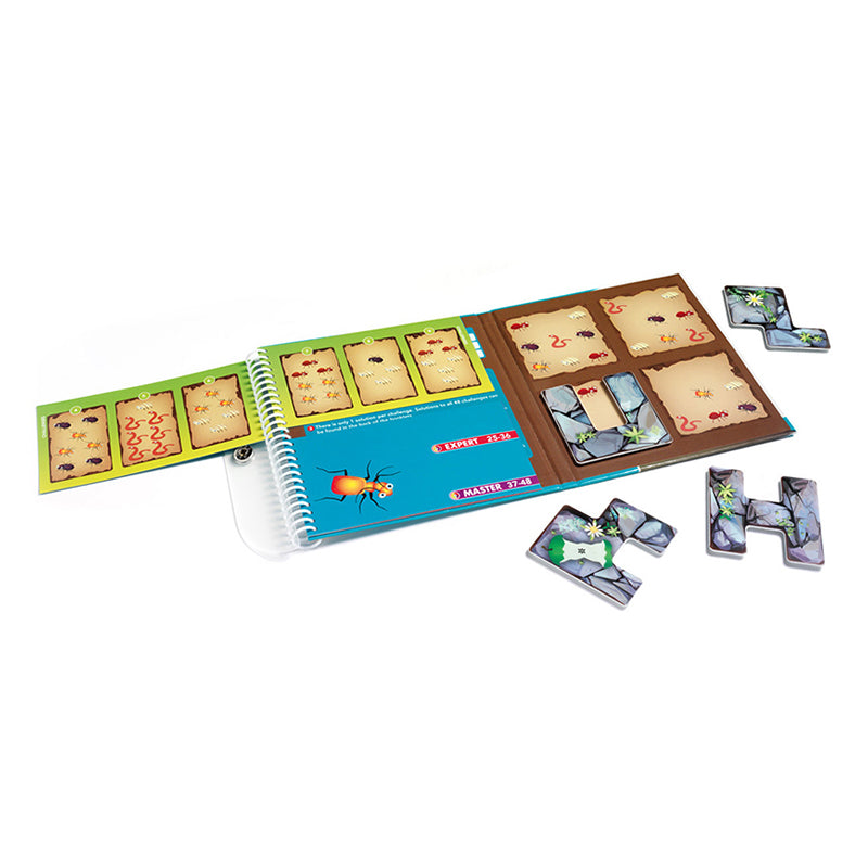 Smart Games Busy Bugs Magnetic Travel Game Contents