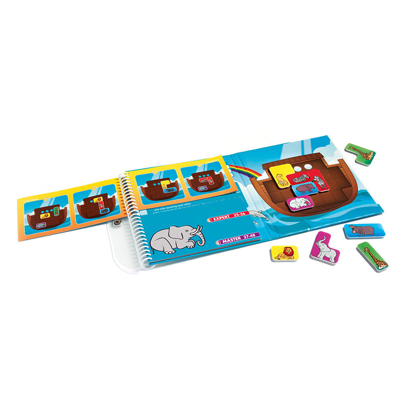 Smart Games Travel Noah's Ark Single Player Multi Level Logic Puzzle Challenge Contents