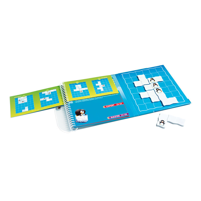 Smart Games Penguins Parade Magnetic Travel Game Contents