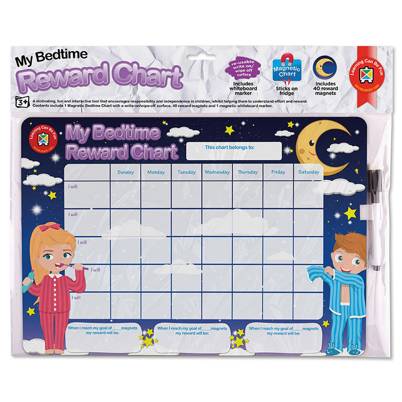 Learning Can Be Fun Reward Chart My Bedtime