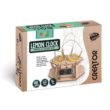 Heebie Jeebies Lemon Clock Kit Packaging