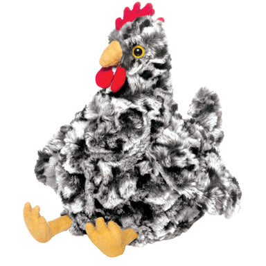 Manhattan Toy Company Henley Plush Black & White Chicken 22cm Side