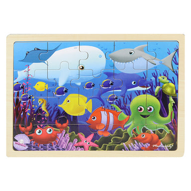 Masterkidz Jigsaw Puzzle Sea Creatures 20 Pieces Completed