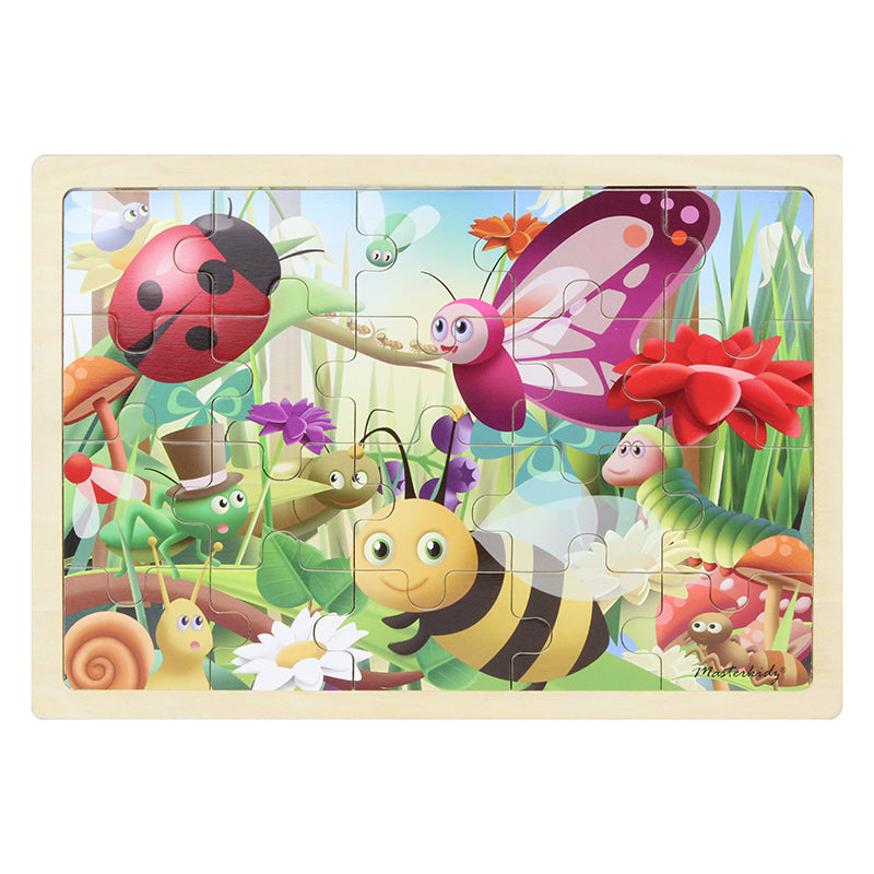 Masterkidz Jigsaw Puzzle Insects 20 Pieces Completed