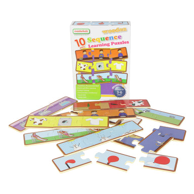 Masterkidz Wooden Learning Puzzles Sequencing Contents