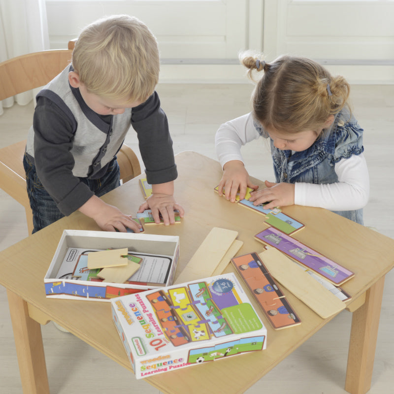 Masterkidz Wooden Learning Puzzles Sequencing