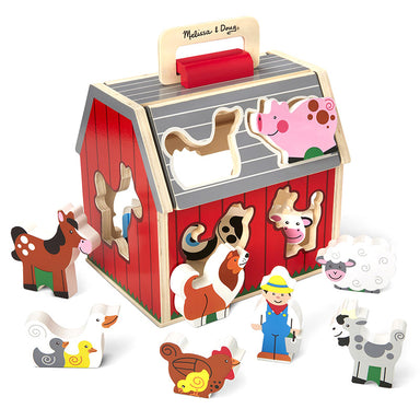 Melissa & Doug Take Along Sorting Barn 