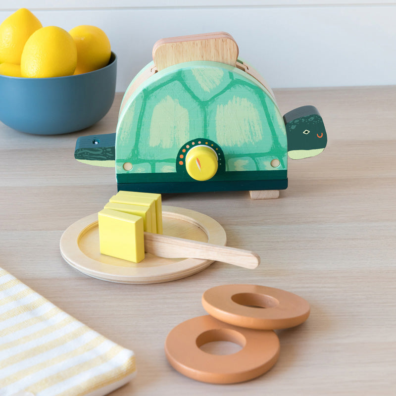 Manhattan Toy Toasty Turtle Toaster on Table