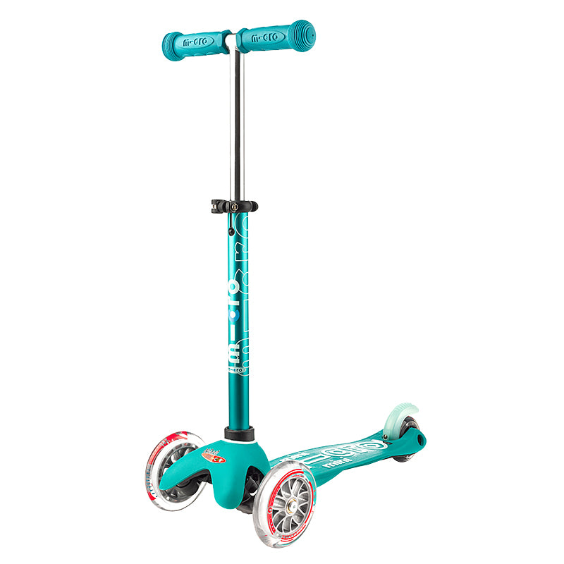 Mini Micro Scooter Deluxe Aqua Handle up