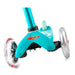 Mini Micro Scooter Deluxe Aqua Front wheels