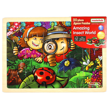 Masterkidz Jigsaw Puzzle Amazing Insect World 20 Pieces Cover