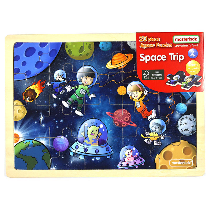 Masterkidz Jigsaw Puzzle Space Trip 20 Pieces Cover