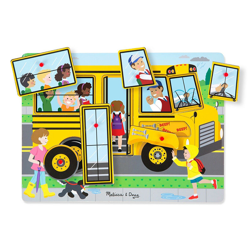 Melissa & Doug Sound Puzzle The Wheels on the Bus