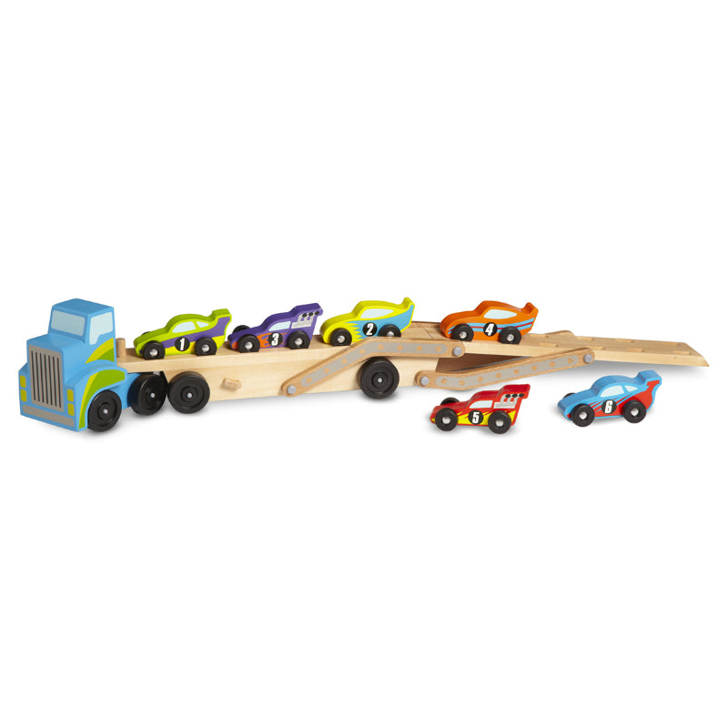 Melissa & Doug Jumbo Race Car Carrier 3