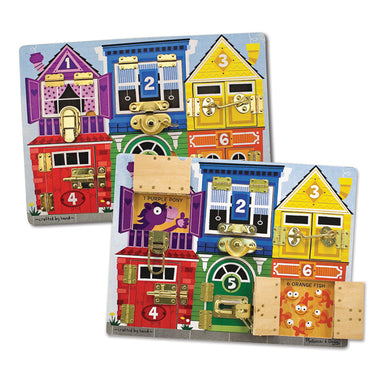 Melissa & Doug Latches Board Wooden