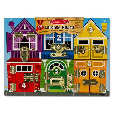 Melissa & Doug Latches Board Wooden Packaging