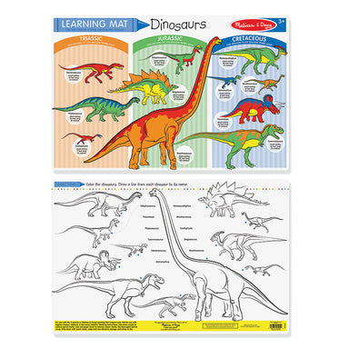 Melissa & Doug Colour-a-Mat Dinosaurs