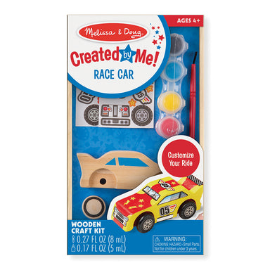Melissa & Doug Decorate Your Own Race Car Packaging