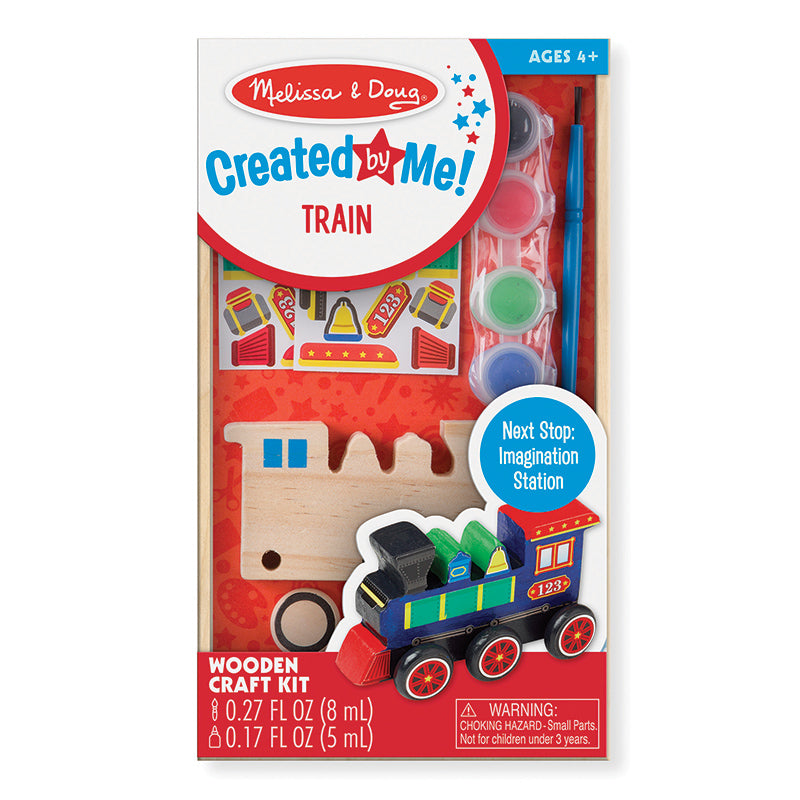 Melissa & Doug Decorate Your Own Train Packaging