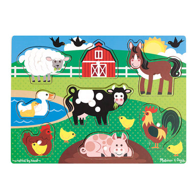 Melissa & Doug Peg Puzzle Farm