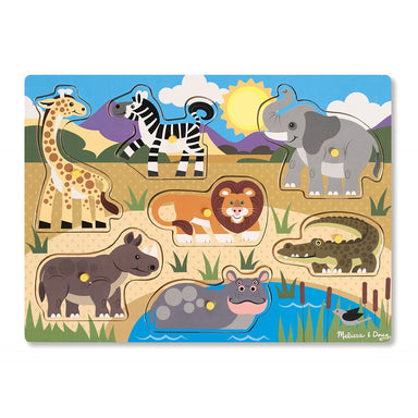 Melissa & Doug Peg Puzzle Safari