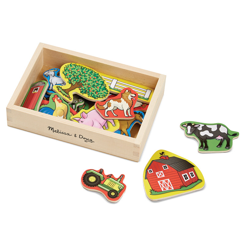 Melissa & Doug Magnets Farm Box of 20