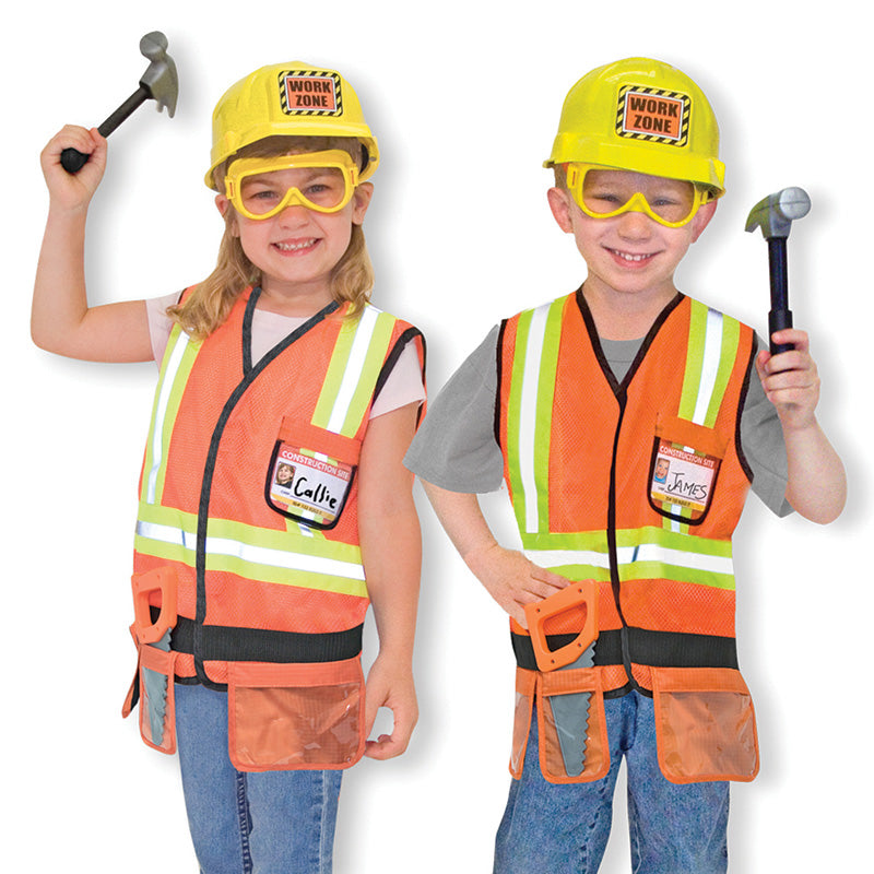 Melissa & Doug Construction Worker Costume Set 2