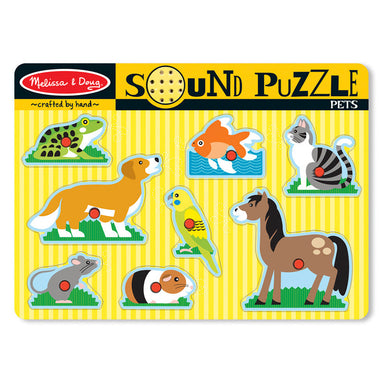 Melissa & Doug Pets Sound Puzzle 8pc