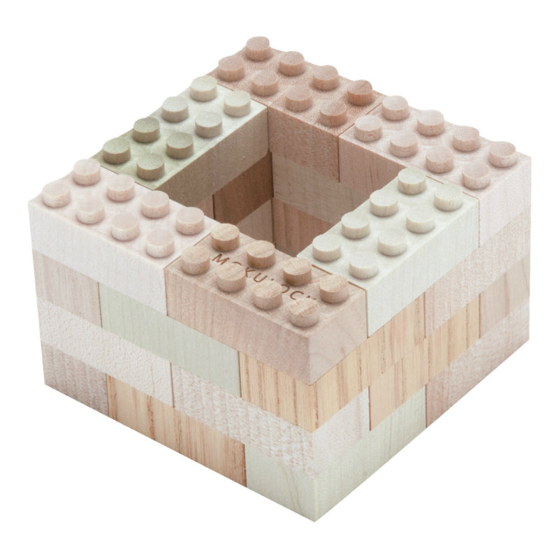 Mokulock Wooden Building Bricks 24 Piece Set 2