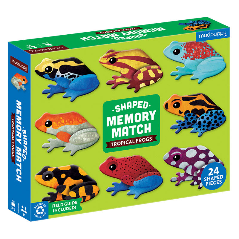 Mudpuppy Memory Match Game Tropical Frogs