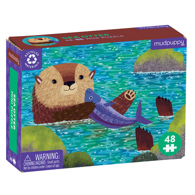 Mudpuppy Mini Puzzle Sea Otter 48 Pieces
