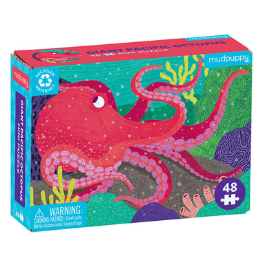 Mudpuppy Mini Puzzle Octopus 48 Pieces