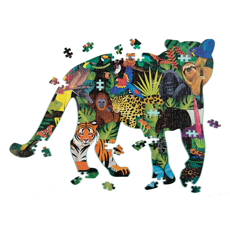 Mudpuppy Rainforest 300 Piece Shape Puzzle Pieces