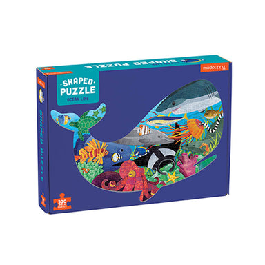 Mudpuppy Ocean 300 Piece Shape Puzzle in Box