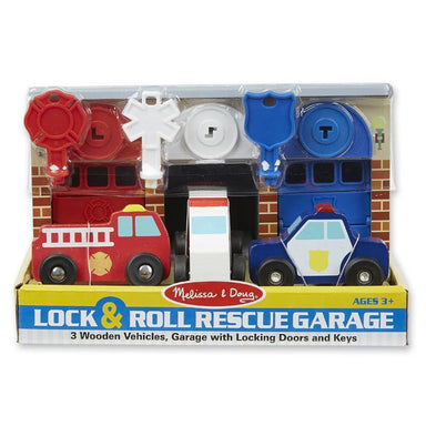 Melissa & Doug Lock & Roll Rescue Garage