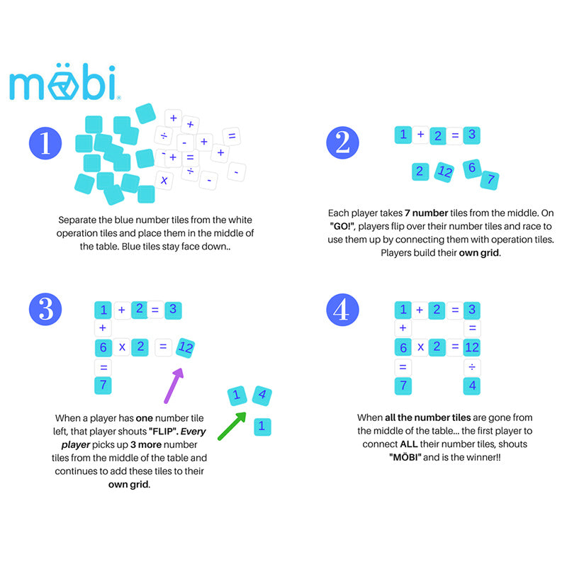 Möbi Number Game Instructions