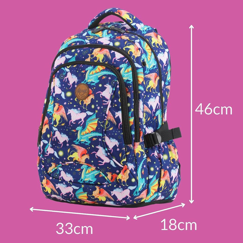 Alimasy Mythical Creatures Kids Large Backpack Size