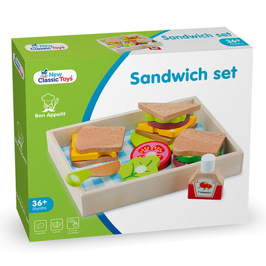 New Classic Toys Sandwich Set Packaging